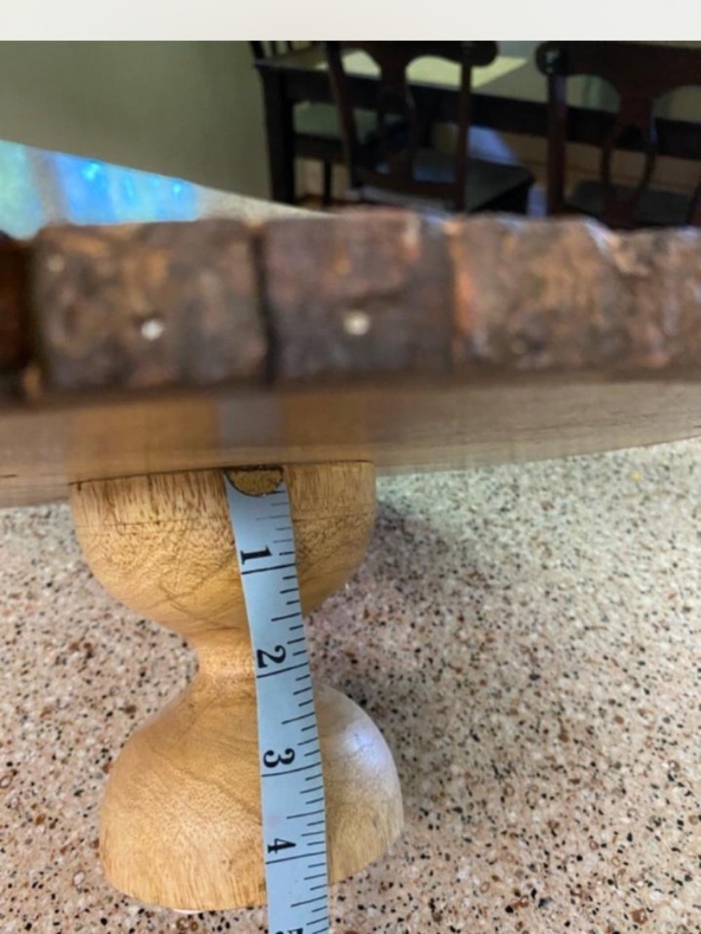 Primitives by Kathy Brown and Natural Wood Pedestal Cake Stand
